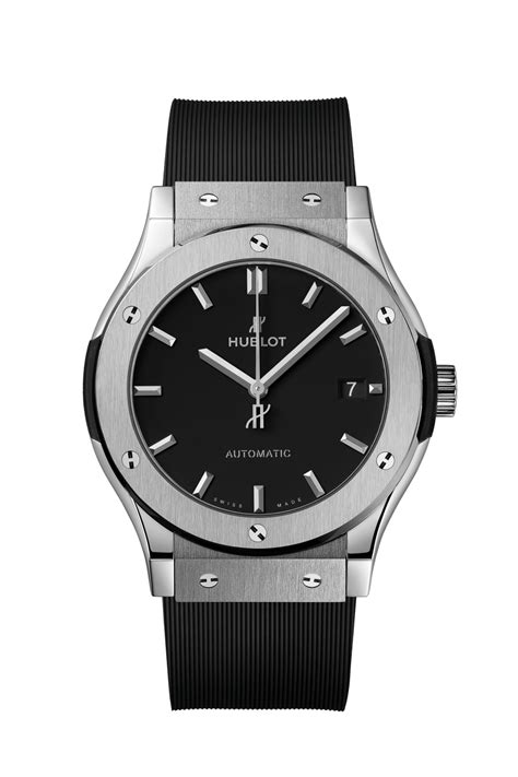 hublot classic fusion black titanium 42mm|Hublot classic fusion 42mm review.